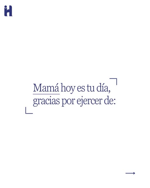 Publicación de Influencia Hispana por el Día de la Madre con el texto Mamá hoy es tu día.